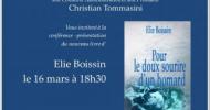 Conférence-dédicace d'Elie Boissin