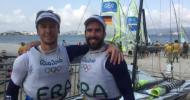 Julien d'Ortoli et Noé Delpech (JUNO) : 5èmes des J.O. de Rio 2016 !!!