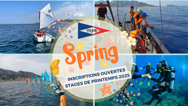 Les stages de printemps sont de retour ! - Pêche, Voile, Plongée